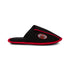Pantofole nere e rosse da uomo con logo Milan, Ciabatte Uomo, SKU p421000111, Immagine 0